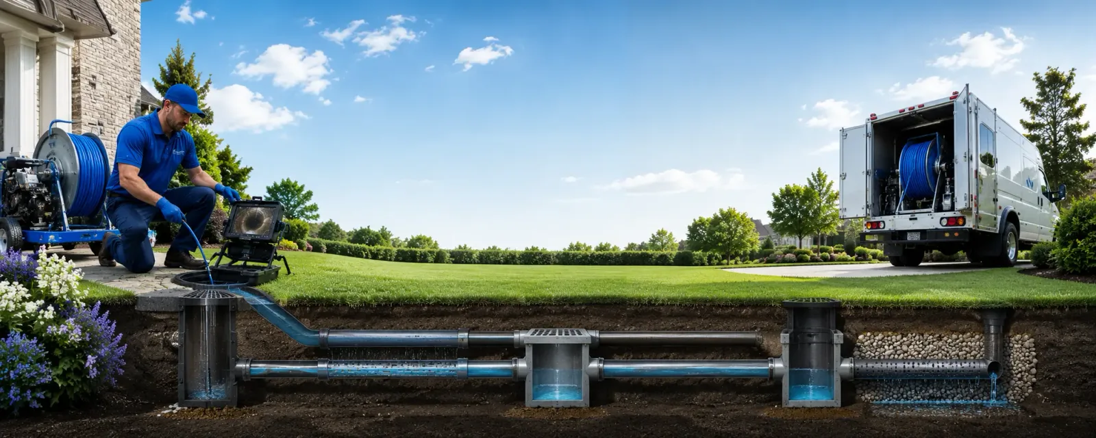 Outdoor drain cleaning information for Seekonk, MA